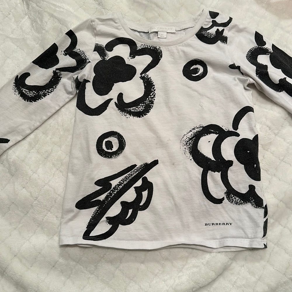 Size 6 Burberry long sleeves top